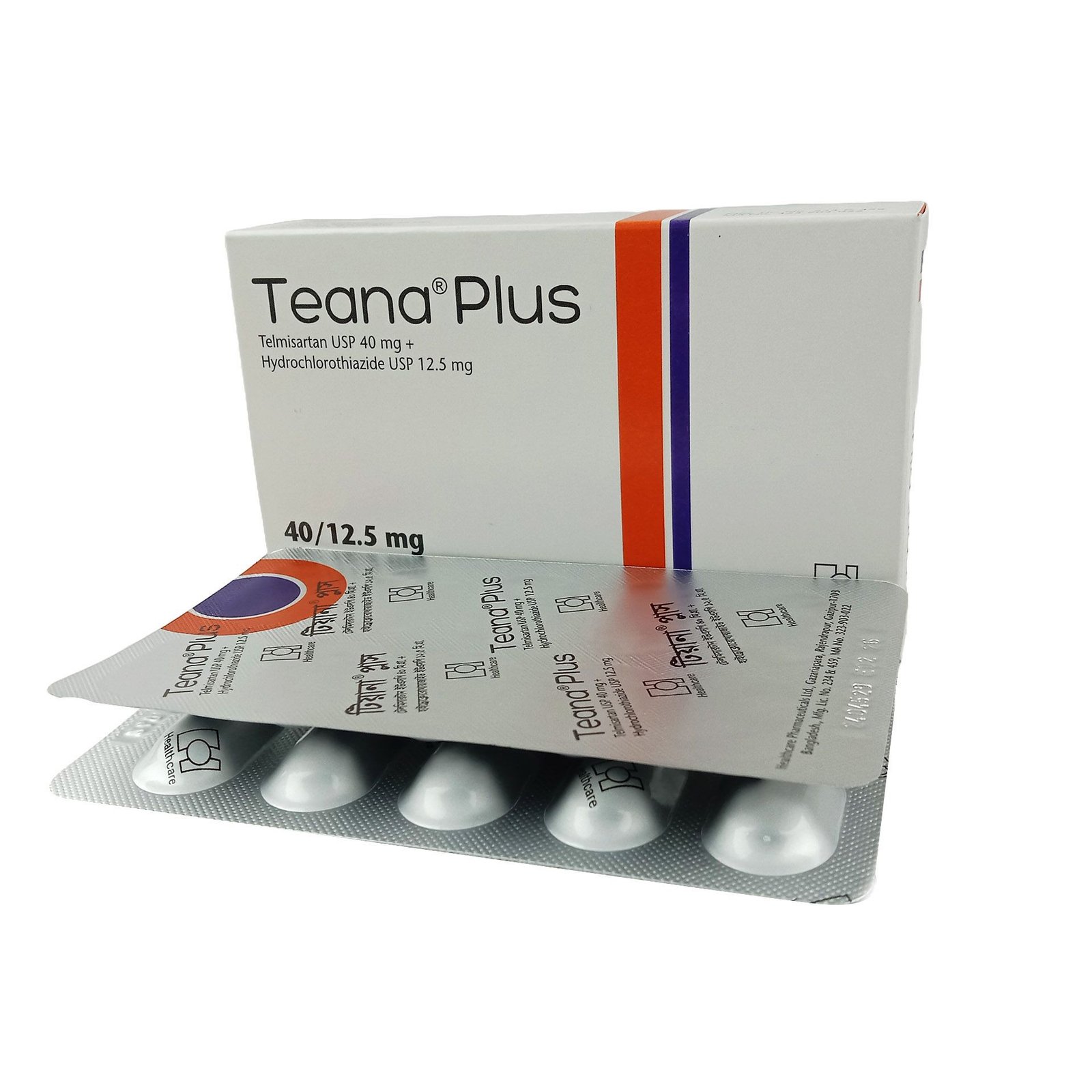 Teana Plus Tablet 40/12.5 mg - https://upokar24.com