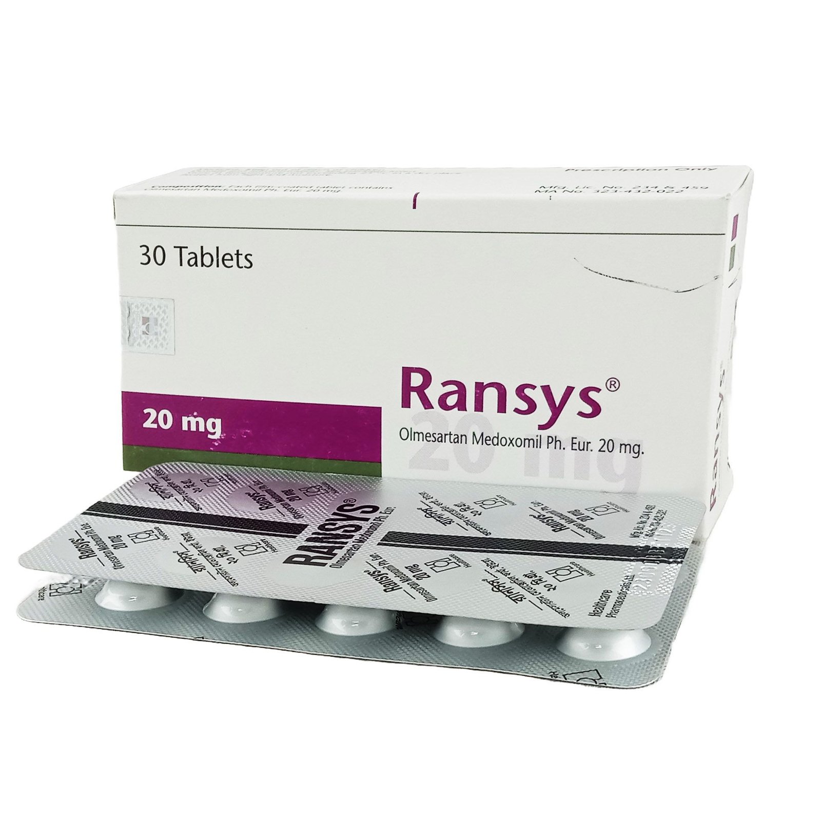 Ransys 20mg tab - https://upokar24.com