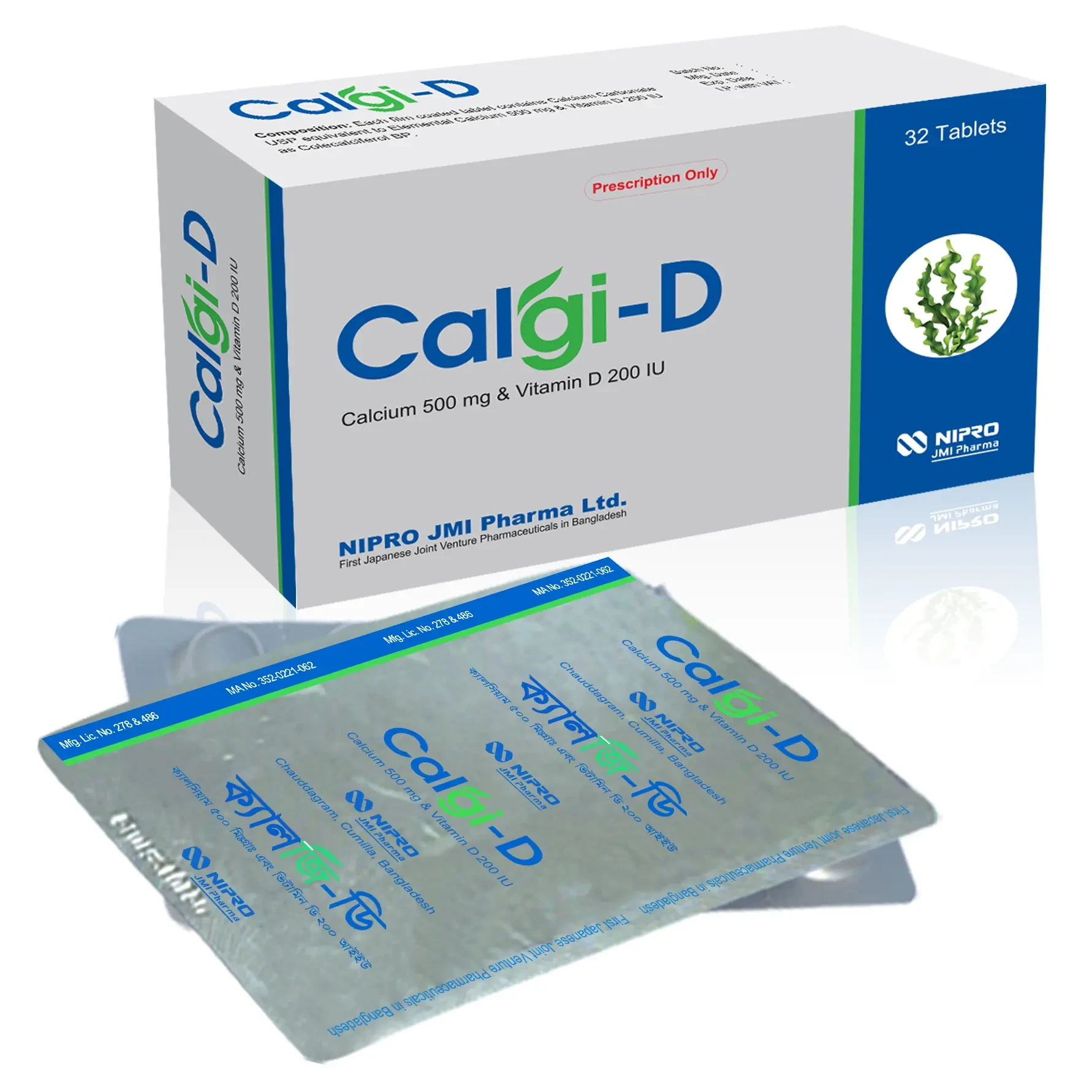 Calgi D 500mg tab - https://upokar24.com
