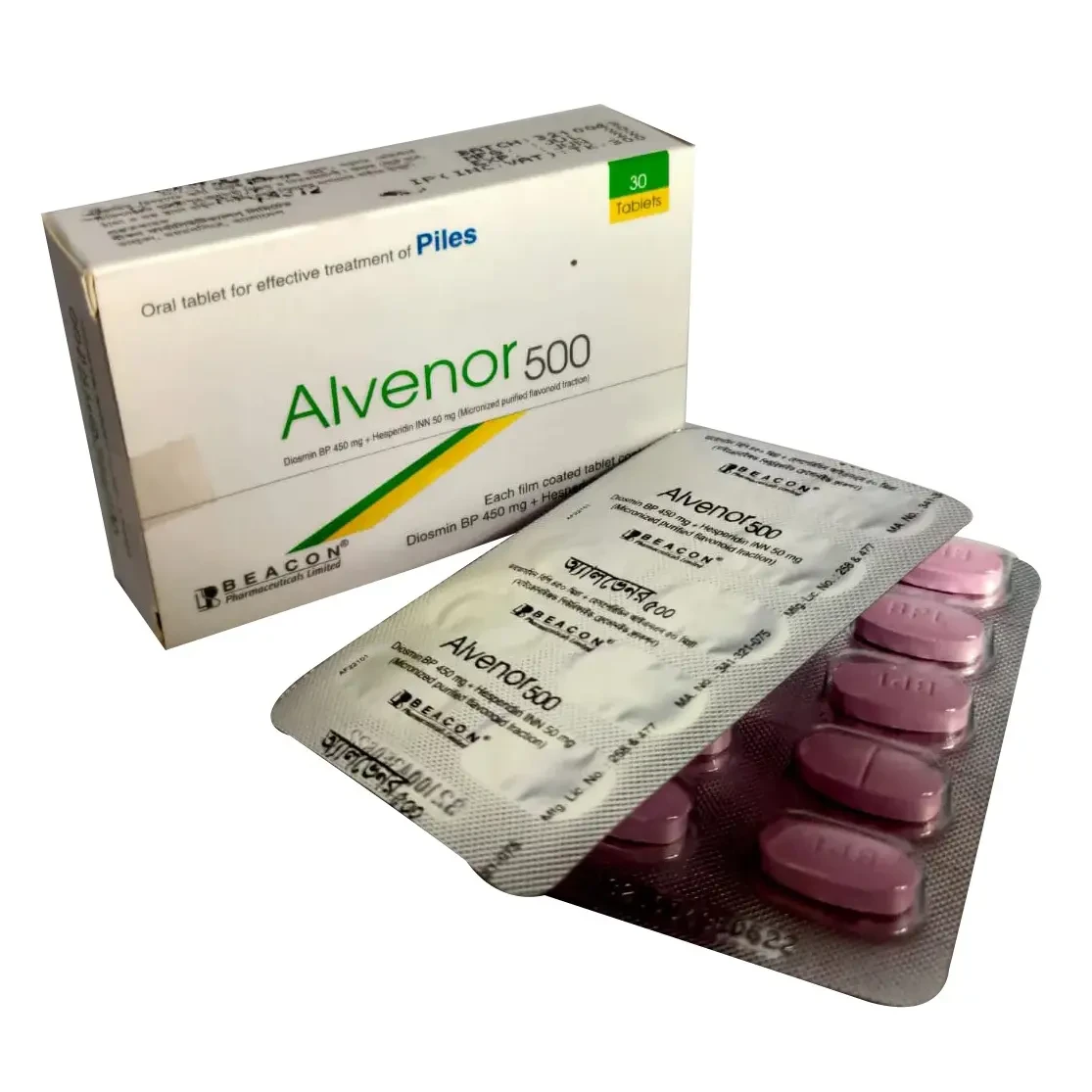 Alvenor 500mg tab - https://upokar24.com
