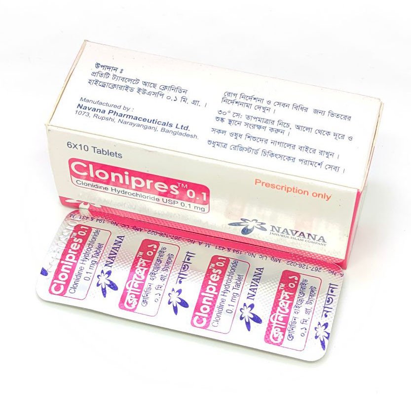 Clonipres 0.1mg tab - https://upokar24.com