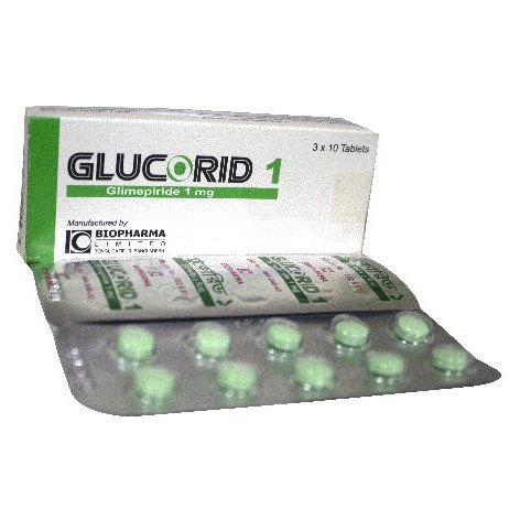 Glucorid 1mg tab - https://upokar24.com