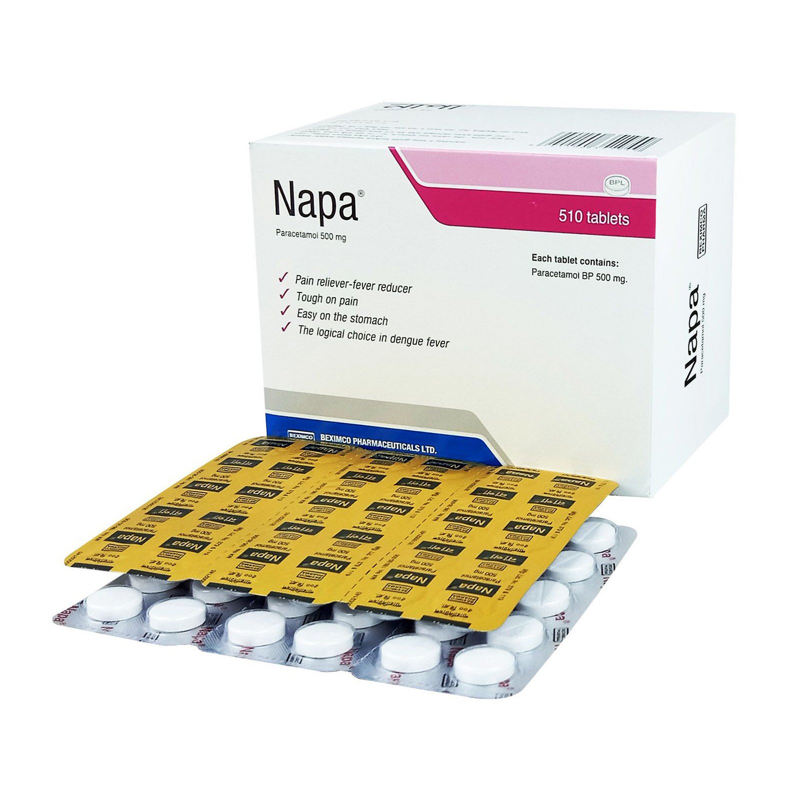 Napa 500mg tab - https://upokar24.com