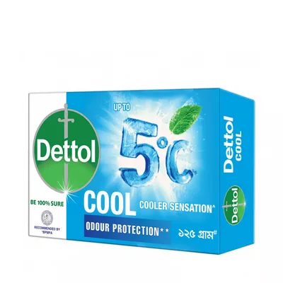 Dettol Bathing Soap Bar Cool 125 gm - https://upokar24.com