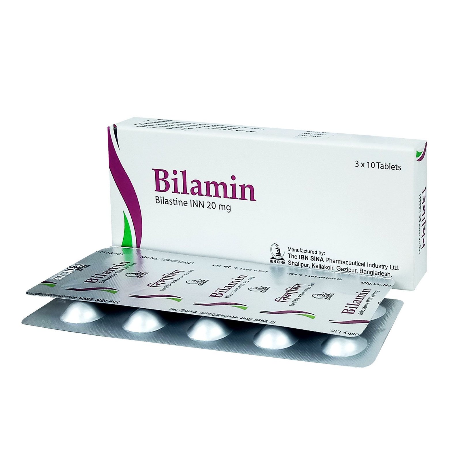 Bilamin 20mg tab - https://upokar24.com
