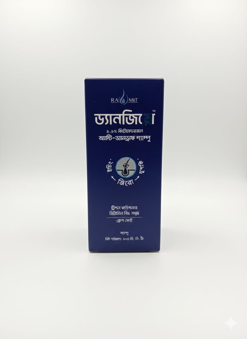 Shampoo Danzero Anti Dandruff 1.9% Ketoconzole  100ml - https://upokar24.com