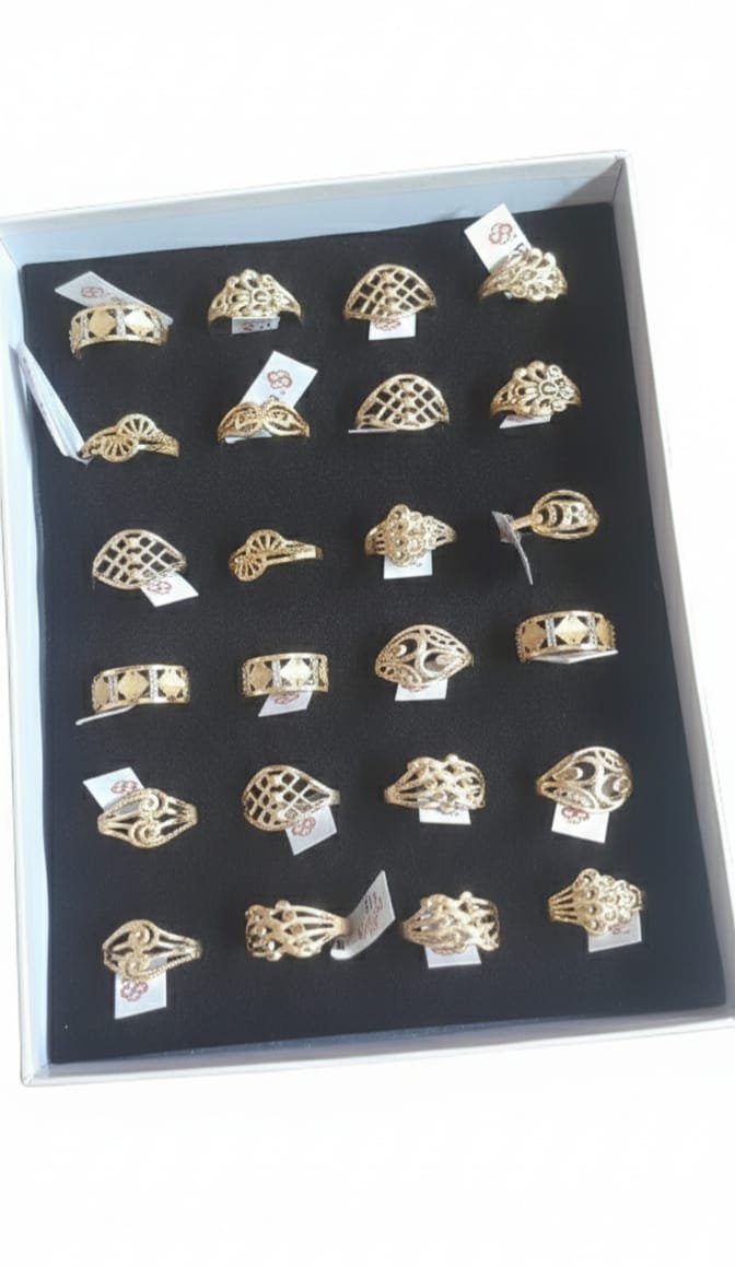 Gold Plated Women  Hand Ring High Quality Simple Desing ( মহিলাদের হাতের আংটি ) - https://upokar24.com