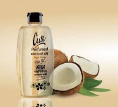 Cute perfumed coconut Hair Oil Extra lite and Non sticky( কিউট প্যারাসুট কোকোনাট তেল) - https://upokar24.com