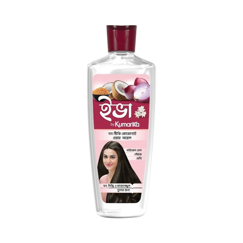Eva by kumarika (200ml) ইভা কোকোনাট চুলের তেল - https://upokar24.com