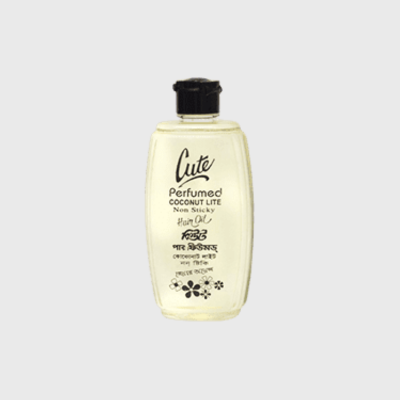 Cute perfumed coconut Hair Oil Extra lite and Non sticky 90ml( কিউট প্যারাসুট কোকোনাট তেল) - https://upokar24.com