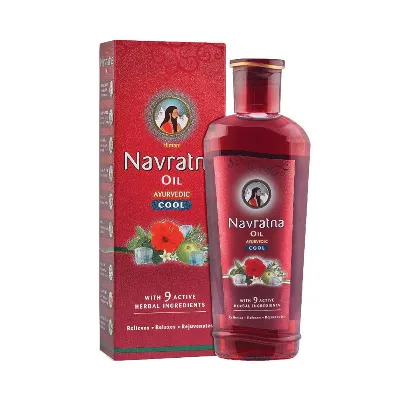 Himani Navratna Oil Ayurvedic Cool 200ml (হিমানি নবরত্ন তেল) - https://upokar24.com
