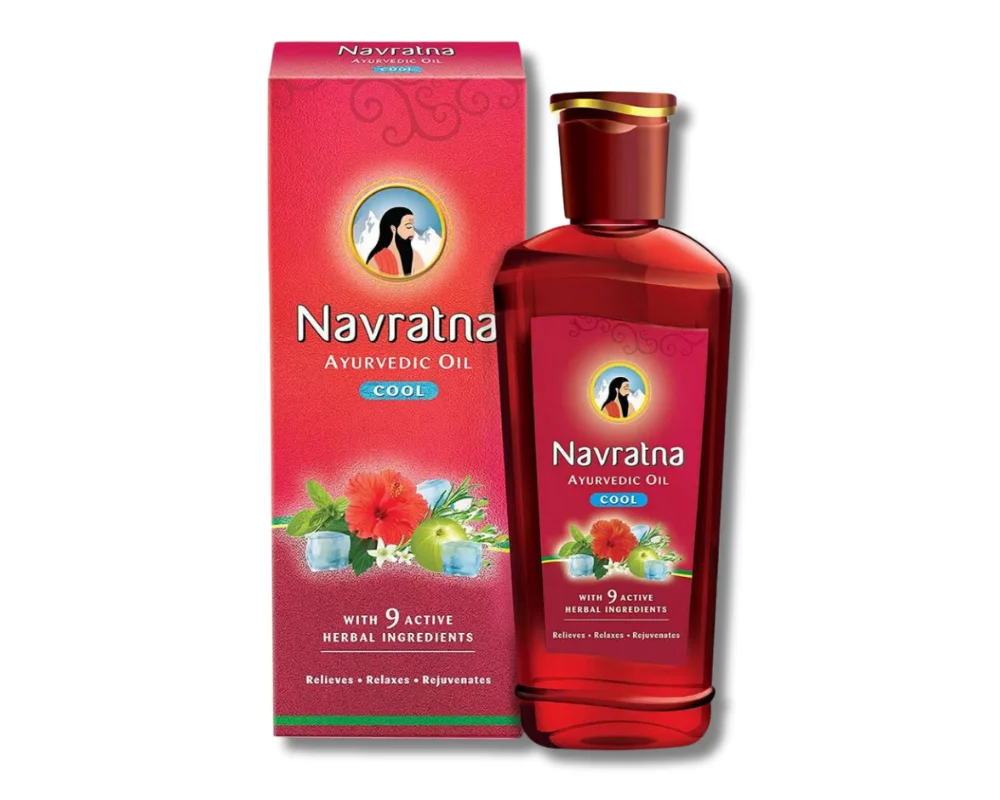 Himani Navratna Oil Ayurvedic Cool 100ml (হিমানি নবরত্ন তেল) - https://upokar24.com