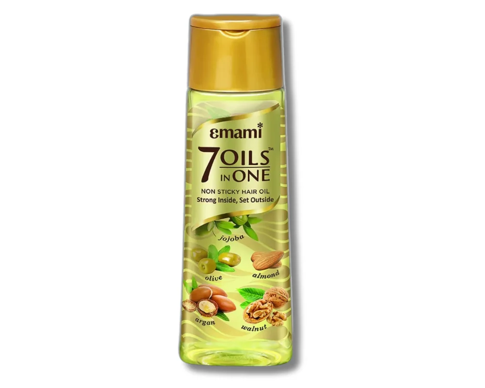 Emami 7 oils in one Non Sticky  Hair Oil 200ml(ইমামি সেভেন অয়েল চুলের তেল) - https://upokar24.com