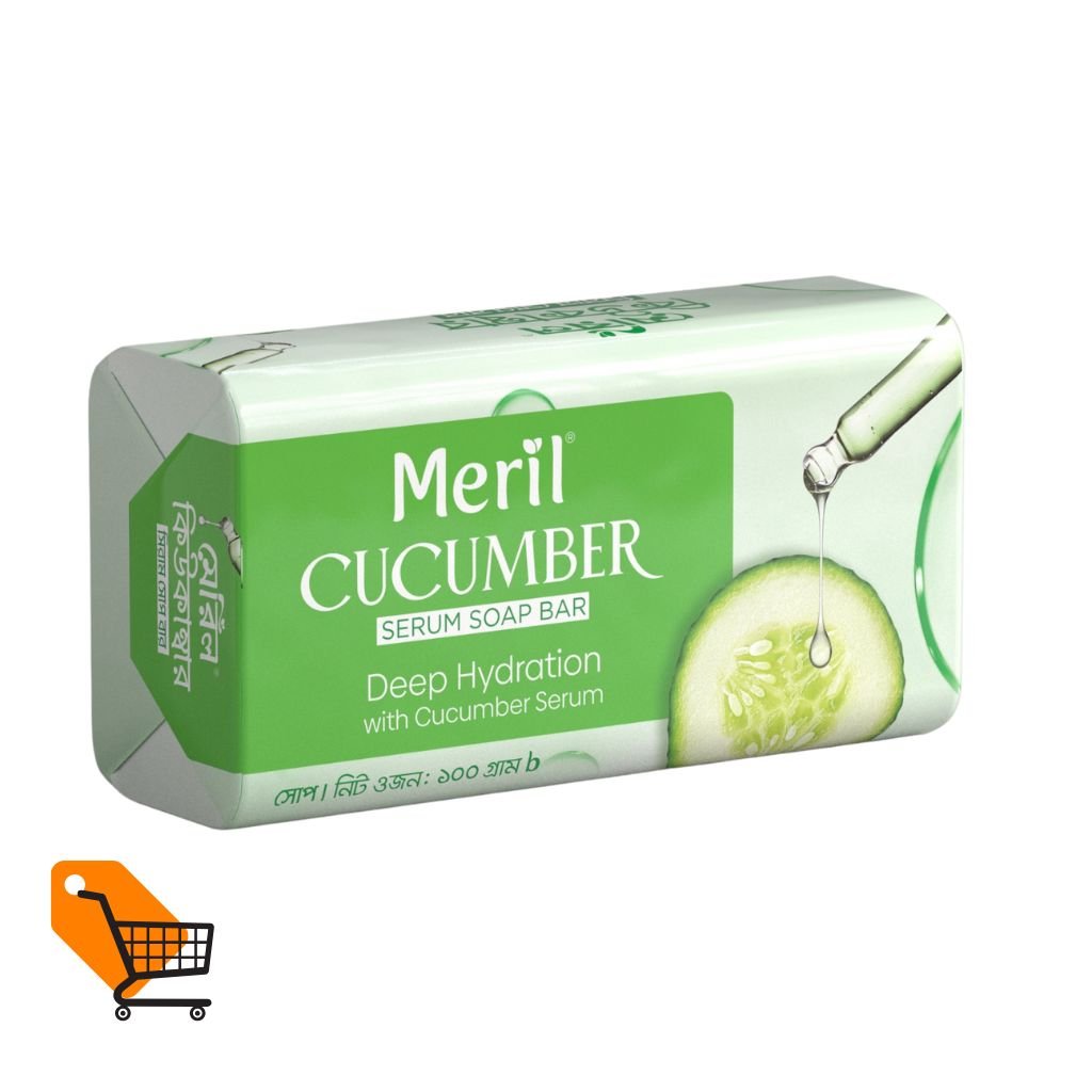 Meril Cucumber serum soap Bar 100mg (মেরিল কিউকাম্বার  সিরাম) - https://upokar24.com