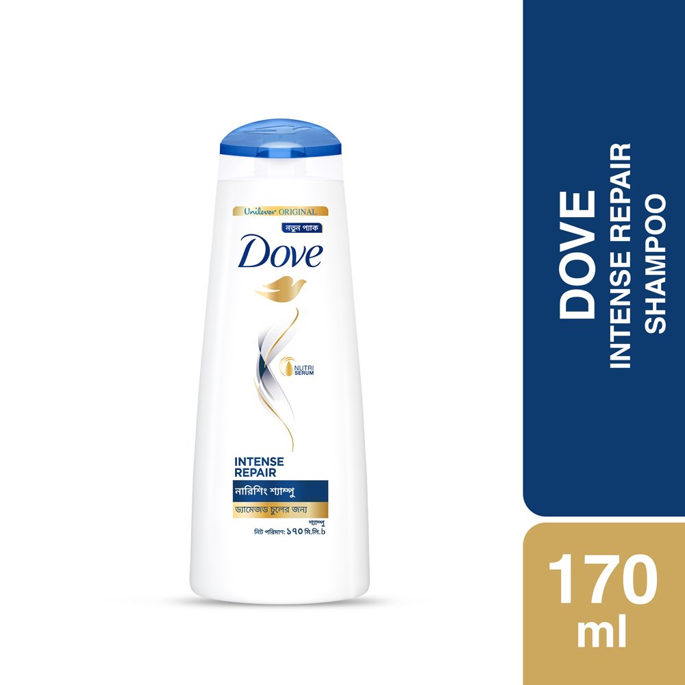 Dove Shampoo Intense Repair 170ml - https://upokar24.com