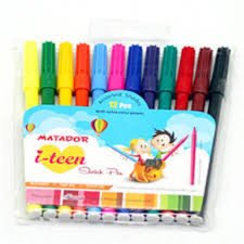 Matador Sketch pen Sign Pen 12 color - https://upokar24.com