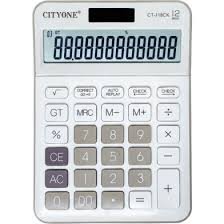 Cityone Ct 118ck 12 Digit Large Display Lcd Screen Colorful Pushbutton ( ক্যালকুলেটর ) - https://upokar24.com