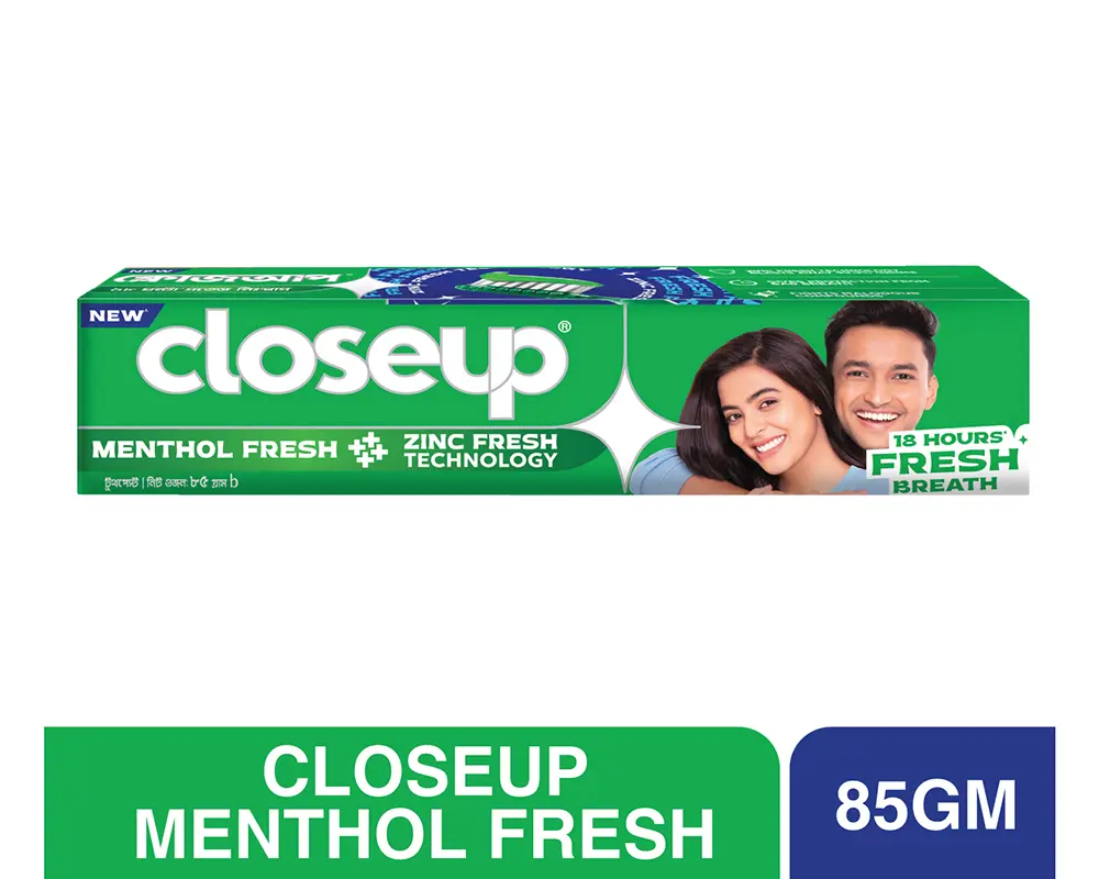 Closeup Toothpaste Menthol Fresh 85g - https://upokar24.com