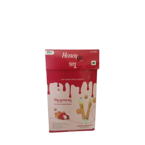 Honey go (লিচু ফুলের মধু) ২০০gm - https://upokar24.com